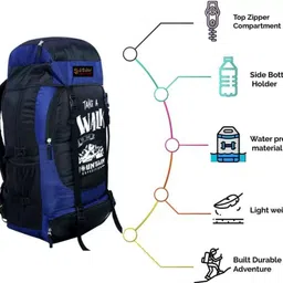 amicoleben #RUCKSACK#BLUE_11 Rucksack - 65 L image 4