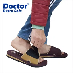 doctor extra soft Ortho Care Orthopaedic and Diabetic Comfort Doctor Slipper, Flip-Flop House Men Slides image 5