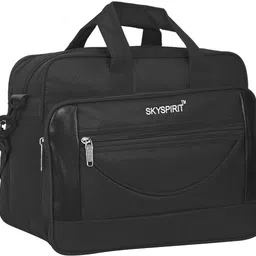 Men & Women Black Messenger Bag - Extra Spacious-image-85