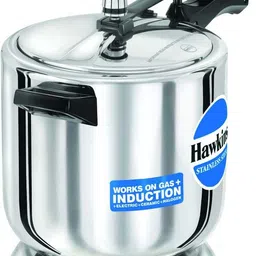 hawkins 6 Litre Inner Lid Pressure Cooker, Stainless Steel Cooker, Induction Cooker 6 L Pressure Cooker image 1