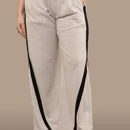 Women Solid Grey Track Pants-image-40