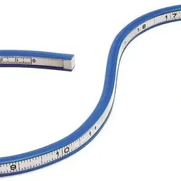 kandle 30cm Flexible Curve Ruler Woodworking, Plastic Measure Tool Ruler-picture-14