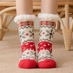 alexvyan Women Solid Mid-Calf/Crew-picture-1