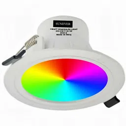 anandani 7 Color High Bright Concealed Light (Pack of 2) Ceiling Light Ceiling Lamp image 2