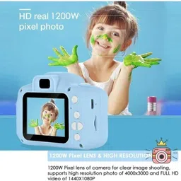 myxomart Digital Camera for Kids, 2"LCD Screen Rechargeable Gift For Boys & Girls Blue image 5