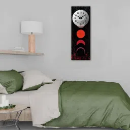 olive tree 8 Inches Stylish Wooden Clock image 1