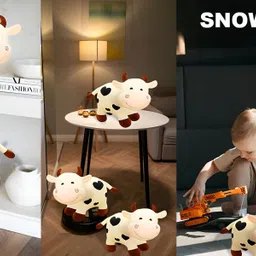 funtoos Cow Soft Toy for Kids and Couples Cuddly Plush for Bedroom Decoration - 24 cm image 4