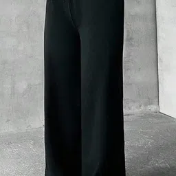 dockstreet Women Striped Black Track Pants-picture-34