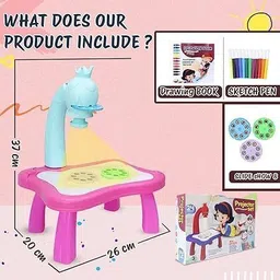 pepstter Projector Lamp Painting Set Child Trace and Draw Projector image 3