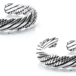 jsaj Toe ring Chutki bichiya 925 Sterling Silver handmade unbreakable band toe ring for womens comfortable durable Sterling Silver Sterling Silver Plated Toe Ring-picture-18