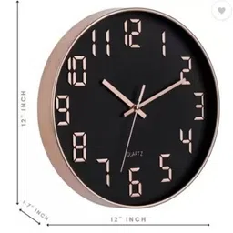 timove Analog 30 cm X 30 cm Wall Clock image 3