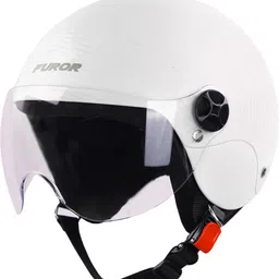 steelbird SBH-16 Furor ISI Certified Open Face Helmet Motorbike Helmet image 1