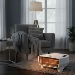 royalry Adjustable Heat Settings|Overheat Protection|Portable Room Heater for Winter Fan Room Heater image 3