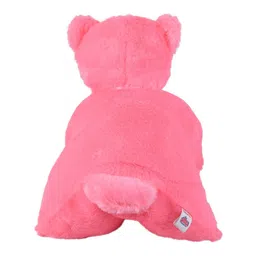 Ultra Unisex Kids Pink & Black Cute Cat 11 Inch Soft Plush Folding Pillow Soft Toy image 5
