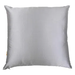 Grey Brocade Textured 16 x 16 Inches Cushion Cover By (Set Of 2) By ANS image 5