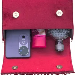 naizoo Party Maroon Clutch image 4