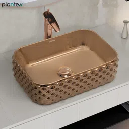 plantex Ceramic Wash Basin/Tabletop Wash Basin/Designer Basin for Bathroom (APS-295) Counter Top-picture-22