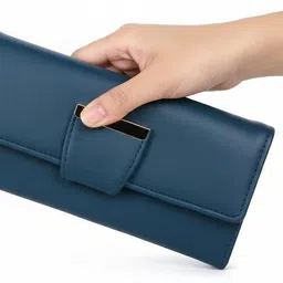 sassynslaying Casual, Formal Blue Clutch-picture-20