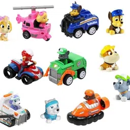 quasar Pup Buddies 9 Dogs Vehicles & 6 Bath Chu Chu Toy SuperHeros Team Figure Toy-picture-18