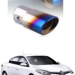 xzrtz Universal Fit Car Bent Burnt Oval Exhaust Tail Muffler Tip Show Pipe 60mm, Curved Oval, Stainless Steel F177 Car Silencer-picture-10