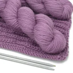 woafashions Comfy Soft Hand Knitting Yarn (Mauve Purple) (Hanks-150gms) image 2