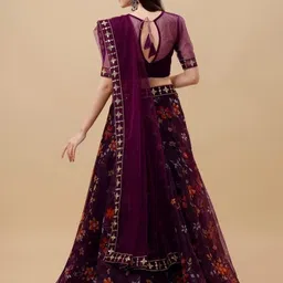 new bharat sales Printed Semi Stitched Lehenga Choli image 2