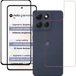 ECMERED Front and Back Tempered Glass for Motorola G86, MOTOROLA G86-image-86