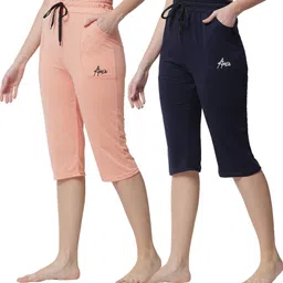 fit n fame Women Multicolor Capri-picture-25