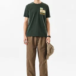 snitch Men Solid Brown Track Pants image 5