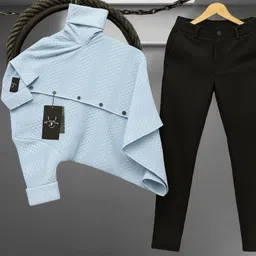 black deer Men Cotton Blend Shirt Pant Set-picture-28