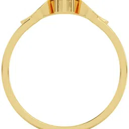avsar AVR1105YB 14kt Cubic Zirconia Yellow Gold ring image 3