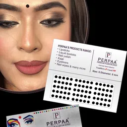 PERPAA Premium Kumkum Set Of 16 Velvet Sticker Kumkum Bindi Box - Red - Black - Dark-Maroon - Light-Maroon image 4