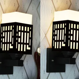 shyamji Uplight Wall Lamp Without Bulb image 1