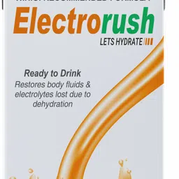 electrorush Ready to Drink Oral Rehydration Contains Electrolytes | WHO Formula Energy Drink image 3