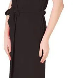 deeram Black Free Size Bath Robe image 2