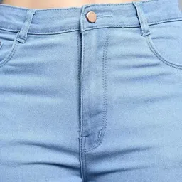 playfeel Women Regular High Rise Light Blue Jeans image 5