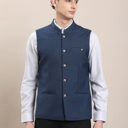 turtle Self Design Men Waistcoat-picture-35