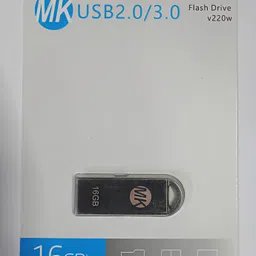 MK WORLD v220w 16 GB Pen Drive Compatible with Mobile, Laptop, Desktop Computer, Tablet USB 2.0 Metal Case image 2