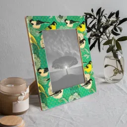 the home co. bird Cage Design Green Engineered Wood Photo Frames image 1