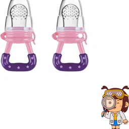aapni dukan SST Sales Baby Food And Fruit Nibbler & Pacifier Teether BPA Free Nibbler TH138 Feeder-picture-26