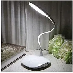boz Student Study/Book Reading Desk/Table Lamp with Rechargeable LED Touch On Off Switch Study Reading Dimmer Light (White)Pack of 1 Table Lamp-picture-15