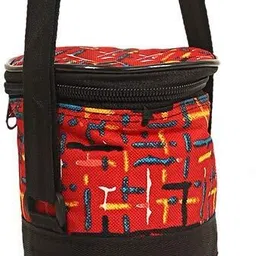 kuber industries Canvas 1 Ltr Water Bottle Cover (Red) Set of 1 Pc (Red) image 3