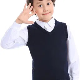 SHAURYA INNOVATION Blue Uniform Sweater image 1