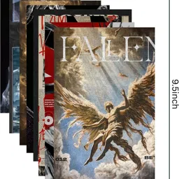 the two wolfs METRIXS WALL ART PACK OF 8 GSM 400 LOVED THE MOST WALL STICKERS Paper Print-picture-31