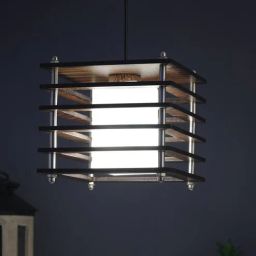 eliante by jainsons lights Walton Silver Silver Wood Hanging Light-picture-3