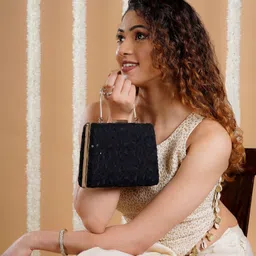 teejh Party Black Clutch-picture-17