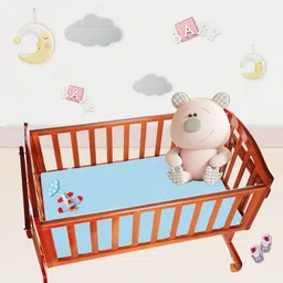 sbts Rubber, Rexin, Cotton Baby Bed Protecting Mat image 4