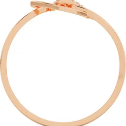 avsar AVR1089PB 14kt Cubic Zirconia Rose Gold ring image 2