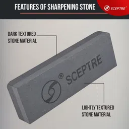 sceptre Combination Sharpening Stone with Fine, Coarse Grit Ideal for Honing Knives Knife Sharpening Stone image 3