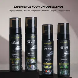 aromahpure Premium Car Mist | Tropical Breeze - Apple, Pineapple, Lily, Jasmine Car Freshener Spray image 5